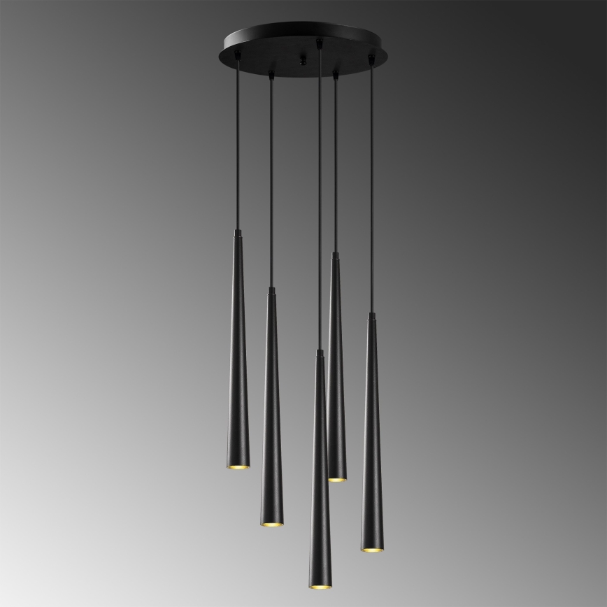 LED Ljuskrona med upphängningsrem  UGUR 5xLED/3W/230V