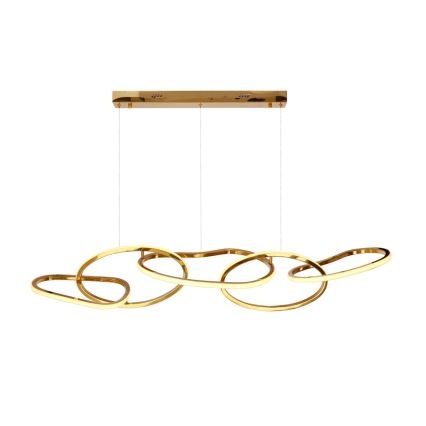 LED-ljuskrona på vajer ANNELI LED/45W/230V 125 cm guld