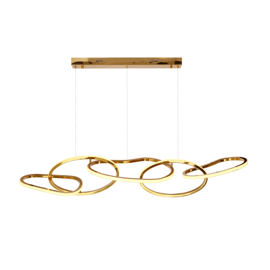 LED-ljuskrona på vajer ANNELI LED/45W/230V 125 cm guld