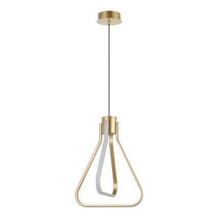 LED-ljuskrona på vajer ZING LED/19W/230V guldfärgad