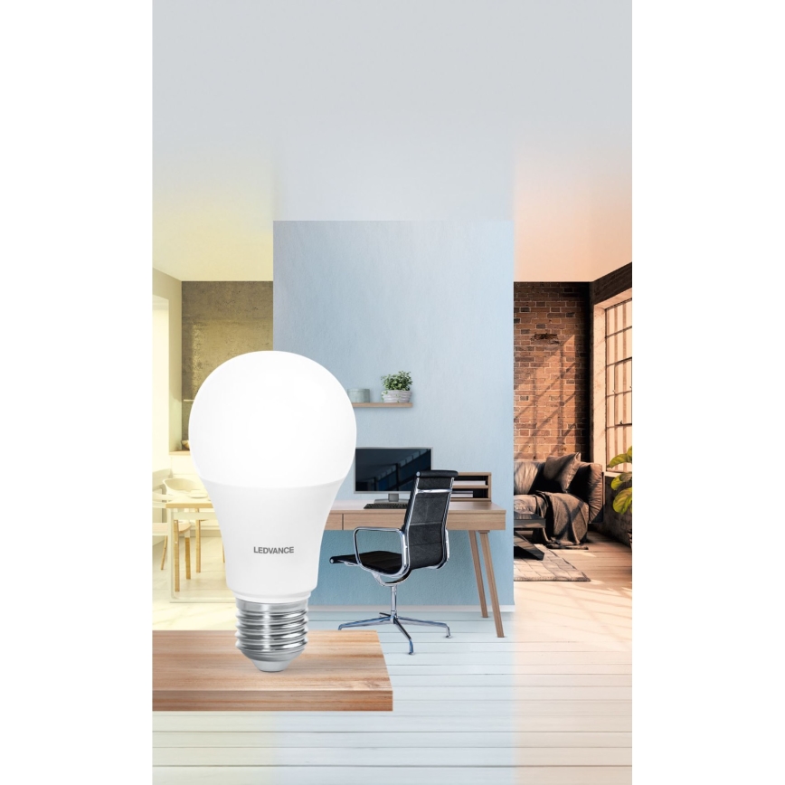LED Ljusreglerad antibakteriell glödlampa A40 E27/9W/230V Wi-Fi - Ledvance