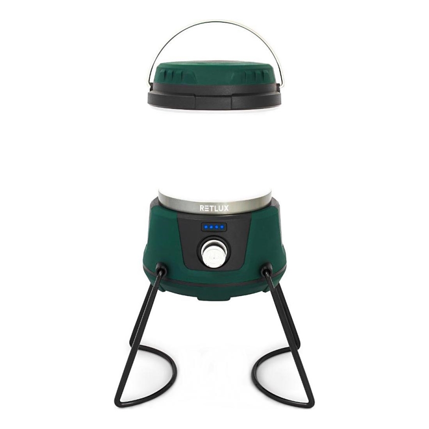 LED Ljusreglerad bärbar lampa med strömbanksfunktion LED/3W/4400 mAh IPX2