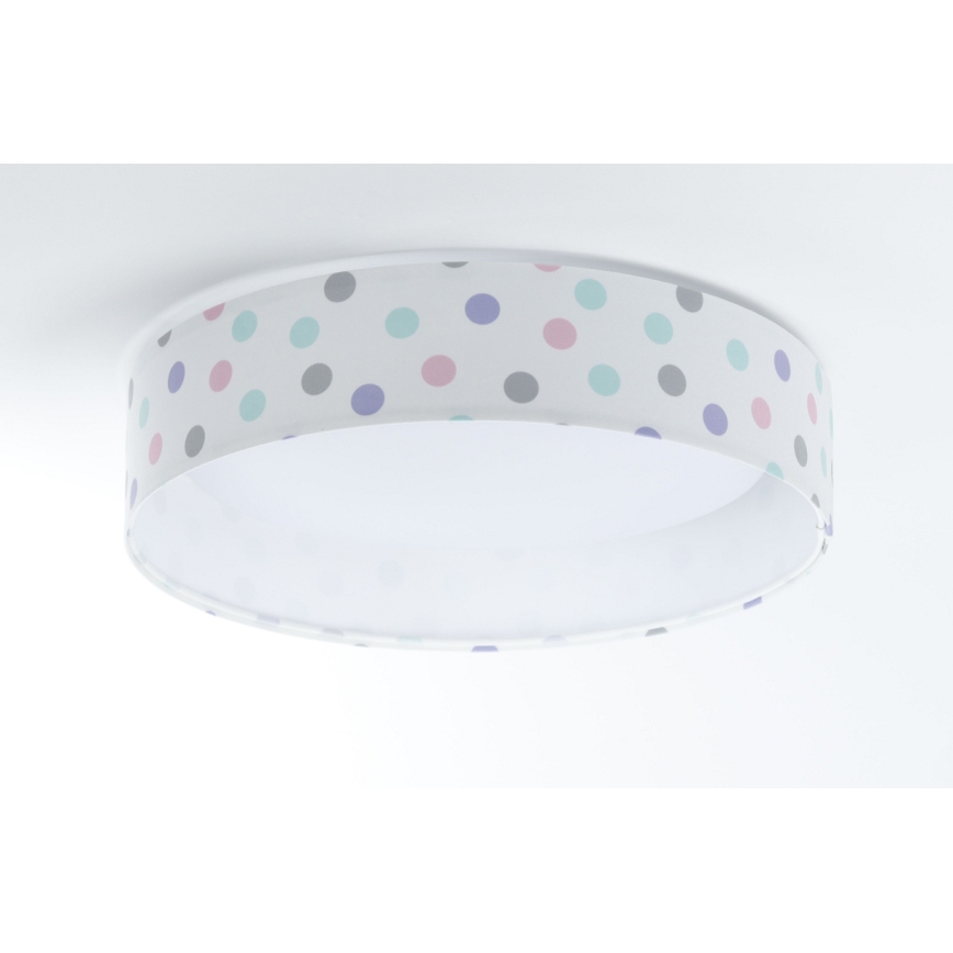 LED Dimbar taklampa SMART GALAXY KIDS LED/24W/230V 3000-6500K Prickar färgrik + fjärrkontroll