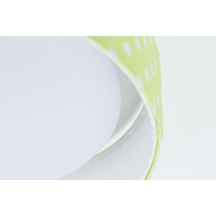LED Dimbar taklampa SMART GALAXY KIDS LED/24W/230V 3000-6500K Prickar grön/vit + fjärrkontroll