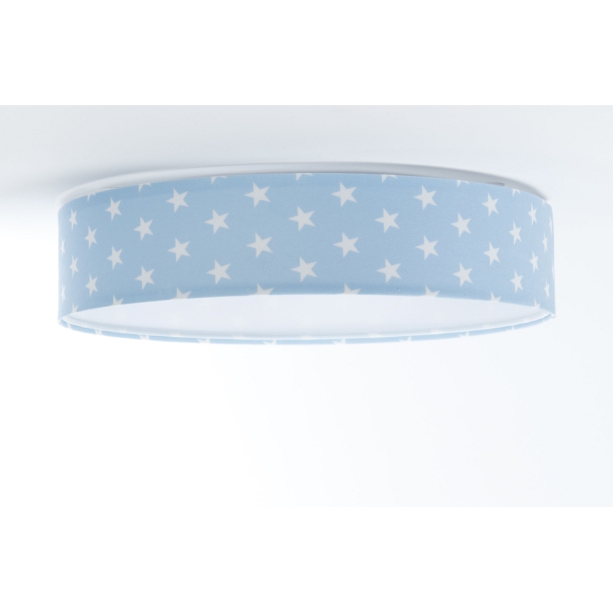 LED Dimbar taklampa SMART GALAXY KIDS LED/24W/230V 3000-6500K stjärnor blå/vit + fjärrkontroll