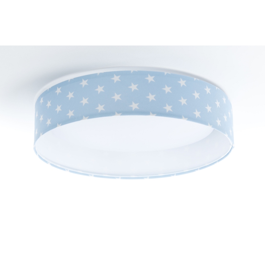 LED Dimbar taklampa SMART GALAXY KIDS LED/24W/230V 3000-6500K stjärnor blå/vit + fjärrkontroll