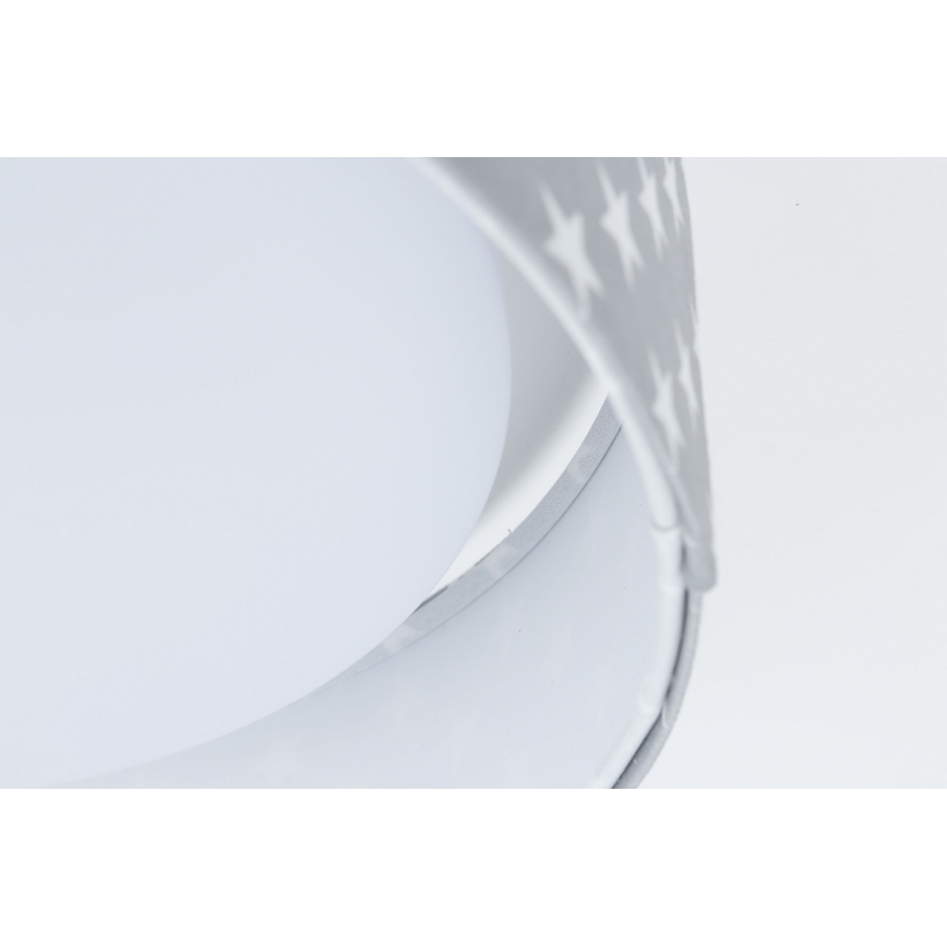 LED Dimbar taklampa SMART GALAXY KIDS LED/24W/230V 3000-6500K stjärnor grå/vit + fjärrkontroll