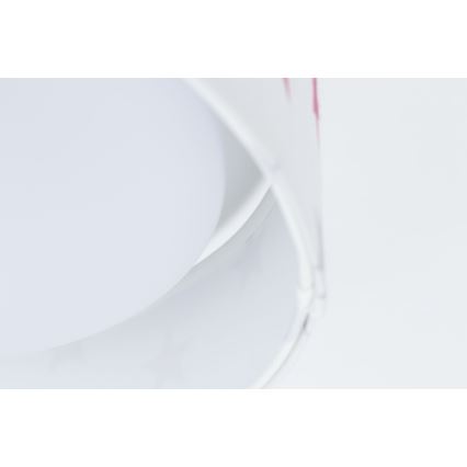 LED Dimbar taklampa SMART GALAXY KIDS LED/24W/230V 3000-6500K stjärnor vit/rosa/grå + fjärrkontroll