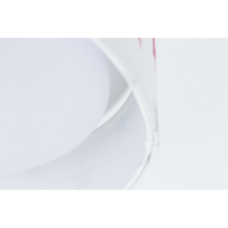 LED Dimbar taklampa SMART GALAXY KIDS LED/24W/230V 3000-6500K stjärnor vit/rosa/grå + fjärrkontroll