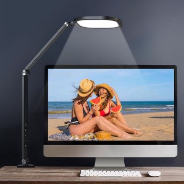 LED Ljusreglerad beröring flexibel bordslampa LED/15W/230V 3000-6500K CRI 96 svart