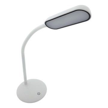 LED Ljusreglerad beröring flexibel bordslampa LED/6W/5V USB 1200 mAh vit