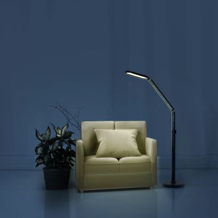 LED Ljusreglerad beröring golvlampa FERRARA LED/13W/230V 3000/4000/6000K svart