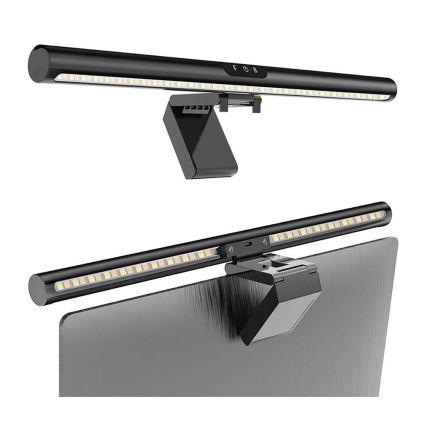 LED Ljusreglerad beröring monitor belysning LED/5W/5V 3000/4000/5000/6000K 42 cm svart