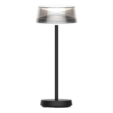 LED Ljusreglerad beröring utomhus bordslampa CASABLANCA LED/3,4W/5V USB 3600 mAh IP44 svart