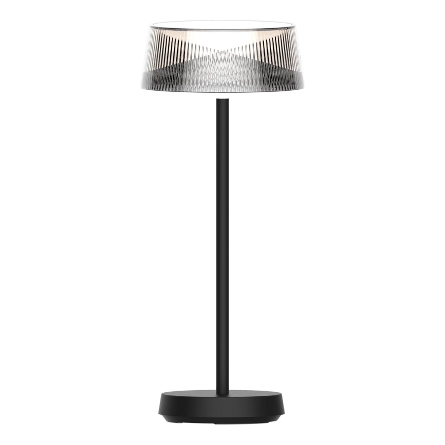 LED Ljusreglerad beröring utomhus bordslampa CASABLANCA LED/3,4W/5V USB 3600 mAh IP44 svart