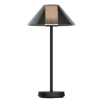 LED Ljusreglerad beröring utomhus bordslampa SERENGETI LED/3,4W/5V USB 3600 mAh IP44 svart