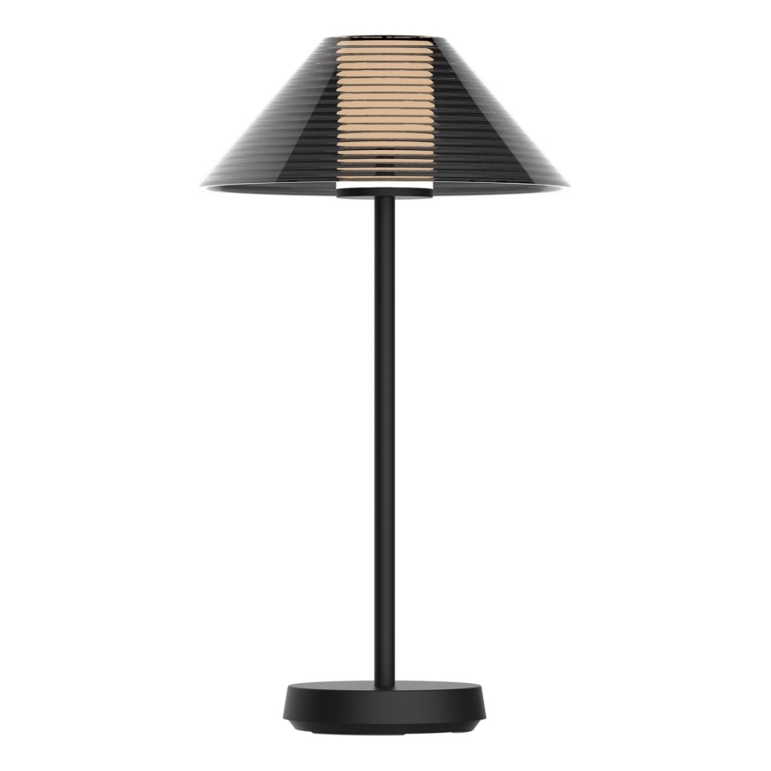 LED Ljusreglerad beröring utomhus bordslampa SERENGETI LED/3,4W/5V USB 3600 mAh IP44 svart
