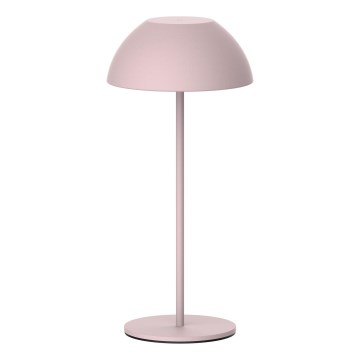 LED Ljusreglerad beröring utomhus bordslampa TANZANIA LED/1,8W/5V USB 1800 mAh IP44 rosa
