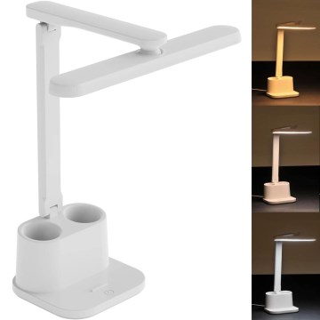LED ljusreglerad bordslampa touch BARI LED/6W/230V vit