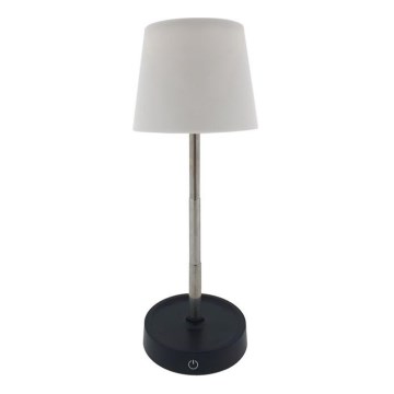 LED ljusreglerad bordslampa touch LED/3W/5V USB 800 mAh vit