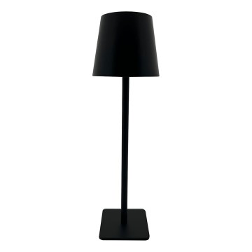 LED ljusreglerad bordslampa touch LED/5W/5V USB 1200 mAh svart