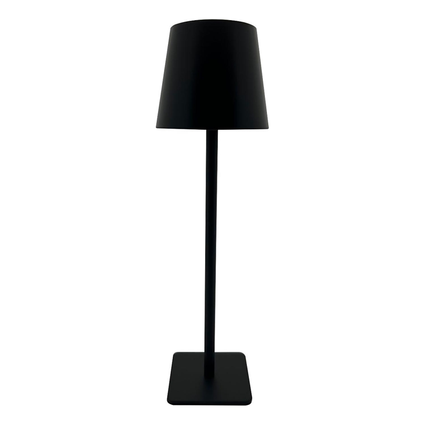 LED ljusreglerad bordslampa touch LED/5W/5V USB 1200 mAh svart