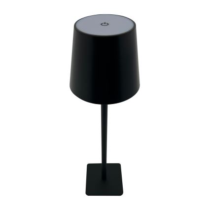 LED ljusreglerad bordslampa touch LED/5W/5V USB 1200 mAh svart