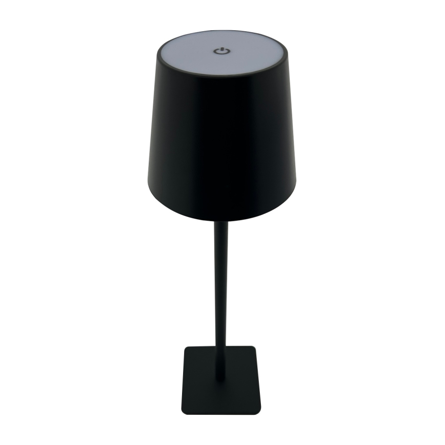 LED ljusreglerad bordslampa touch LED/5W/5V USB 1200 mAh svart