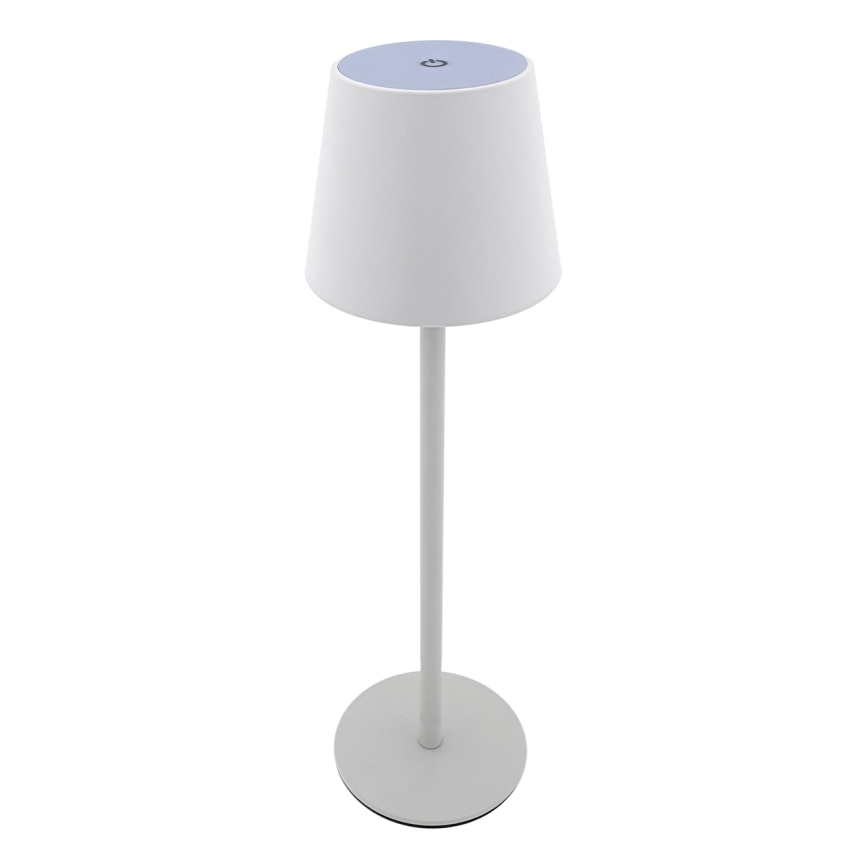 LED ljusreglerad bordslampa touch LED/5W/5V USB 1200 mAh vit