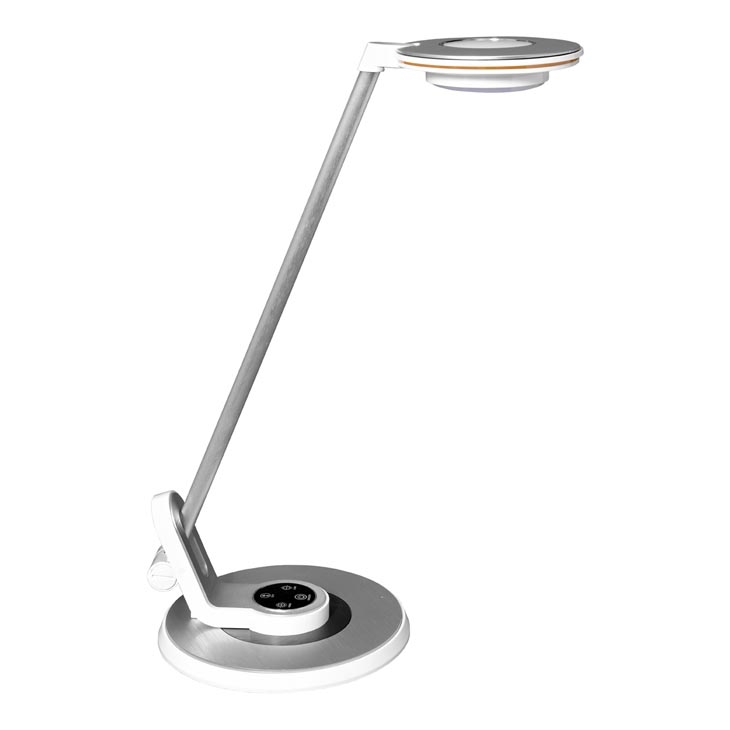 LED ljusreglerad bordslampa touch LIMA LED/8W/230V USB silver