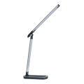 LED ljusreglerad bordslampa touch MADERA LED/7W/230V USB svart