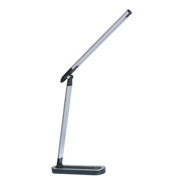 LED ljusreglerad bordslampa touch MADERA LED/7W/230V USB svart