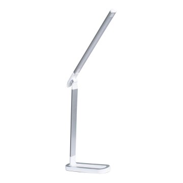 LED ljusreglerad bordslampa touch MADERA LED/7W/230V USB vit