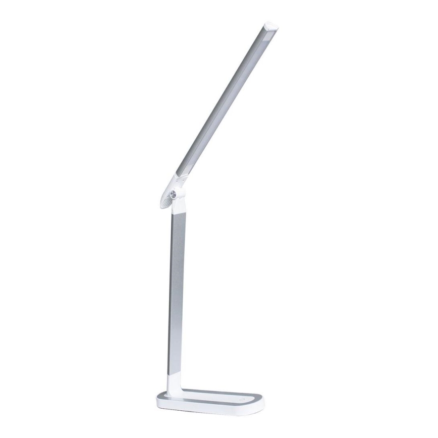 LED ljusreglerad bordslampa touch MADERA LED/7W/230V USB vit