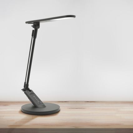 LED ljusreglerad bordslampa touch OPTIMUM LED/7W/230V USB 3000/4000/6000K svart