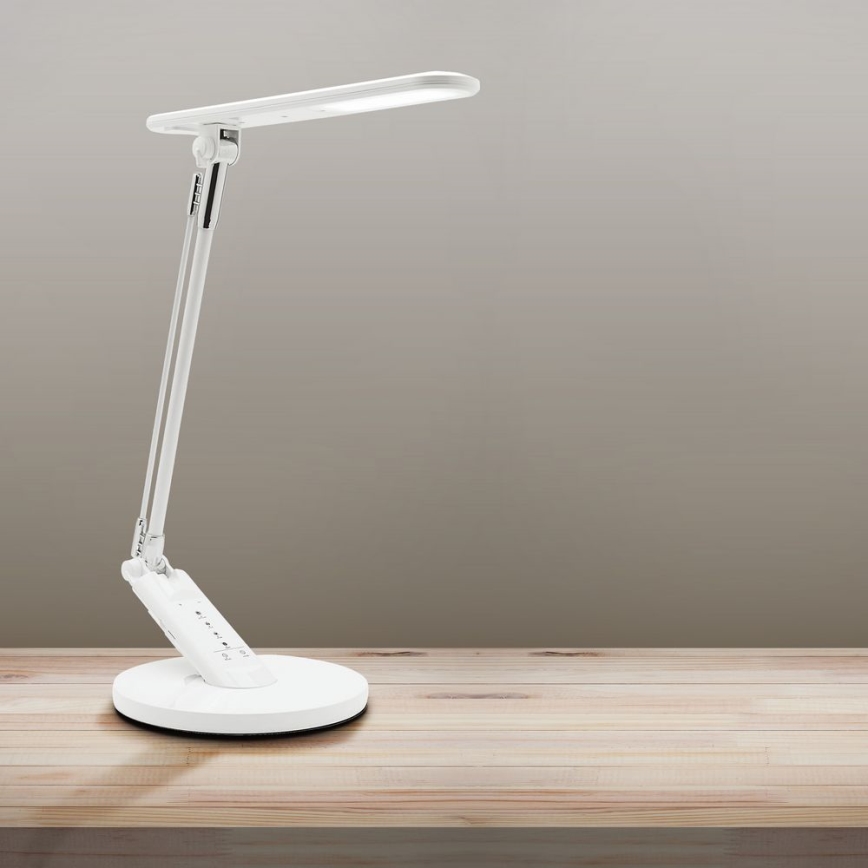 LED ljusreglerad bordslampa touch OPTIMUM LED/7W/230V USB 3000/4000/6000K vit