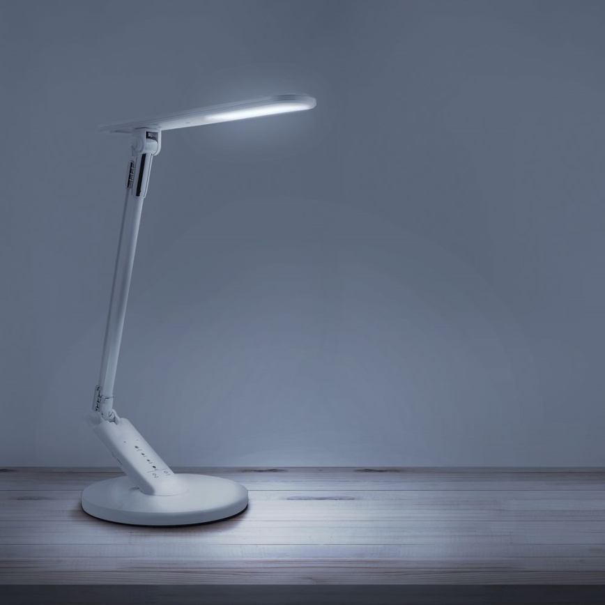 LED ljusreglerad bordslampa touch OPTIMUM LED/7W/230V USB 3000/4000/6000K vit