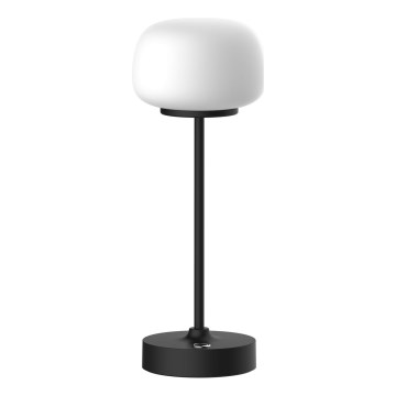 LED ljusreglerad bordslampa touch RIMINI LED/2W/5V USB 2000 mAh svart/vit