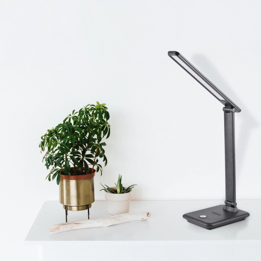 LED ljusreglerad bordslampa touch VINTO LED/8W/230V svart