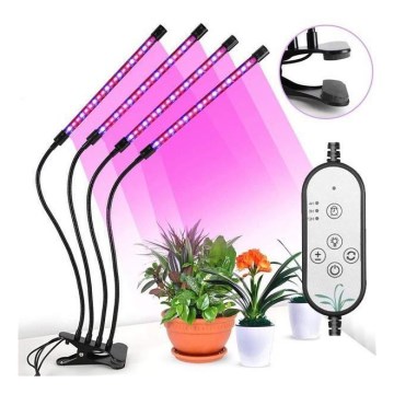 LED Ljusreglerad ceiling lamp med en clip för growing plants LED/15W/5V