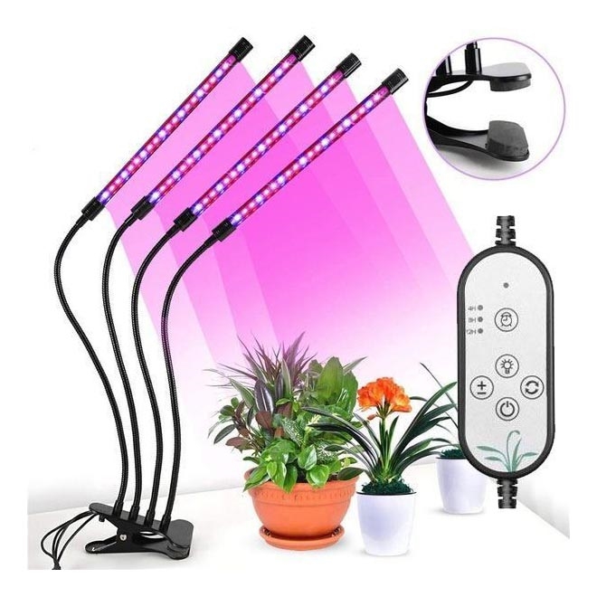 LED Ljusreglerad ceiling lamp med en clip för growing plants LED/15W/5V