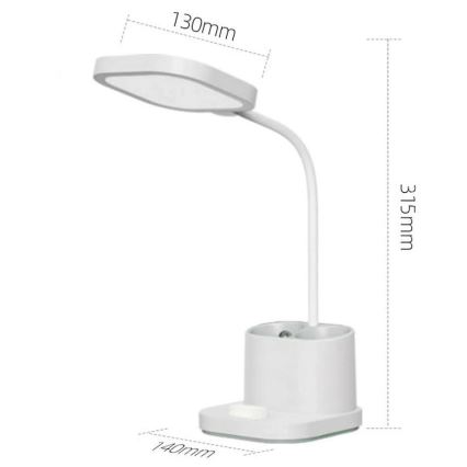 LED Ljusreglerad charging bordslampa med en holder and power bank LED/5W/5V 2400mAh