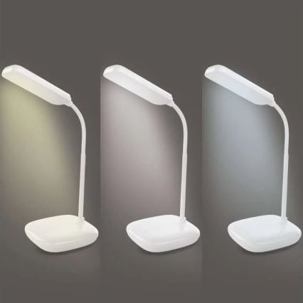 LED Ljusreglerad flexibel bordslampa LED/12W/230V 3000K/4000K/6500K vit