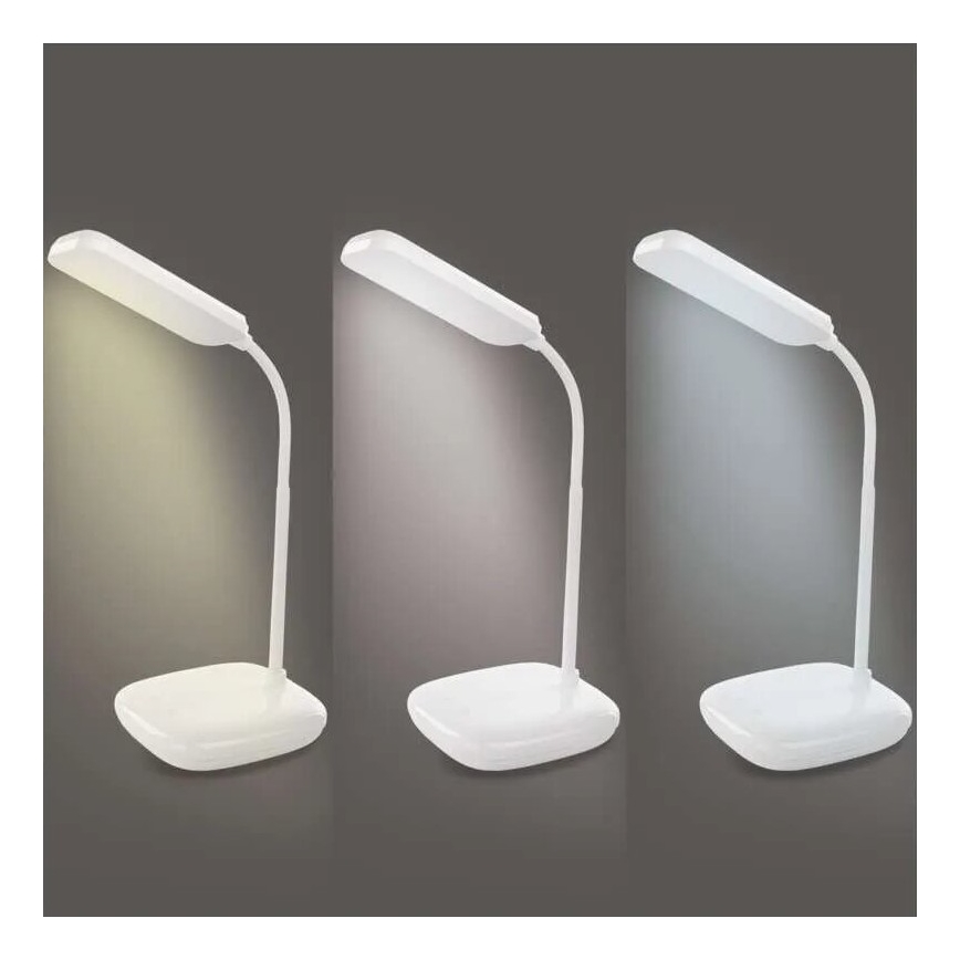 LED Ljusreglerad flexibel bordslampa LED/12W/230V 3000K/4000K/6500K vit
