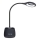 LED Ljusreglerad flexibel uppladdningsbar bordslampa LUSIA LED/5W/5V 3000/4000K 1200 mAh svart