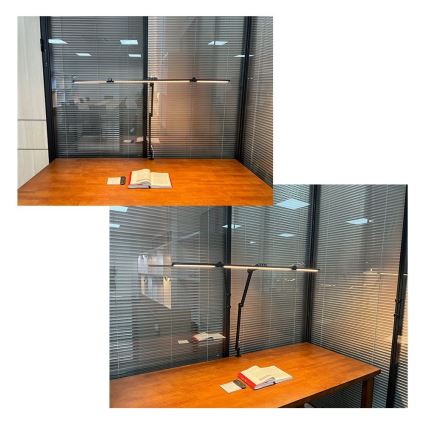 LED Ljusreglerad beröring flexible bordslampa LED/36W/230V 3000-6500K CRI 92 svart