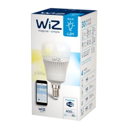 LED Ljusreglerad glödlampa E14/6,5W/230V 2700-6500K Wi-Fi - WiZ