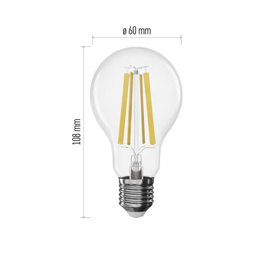LED Ljusreglerad glödlampa FILAMENT A60 E27/11W/230V 2700K