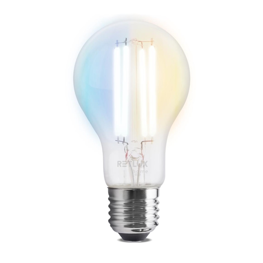 LED Ljusreglerad glödlampa FILAMENT A60 E27/7W/230V 2700-6500K Wi-Fi Tuya