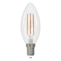 LED Ljusreglerad glödlampa FILAMENT C35 E14/6W/230V 3000K